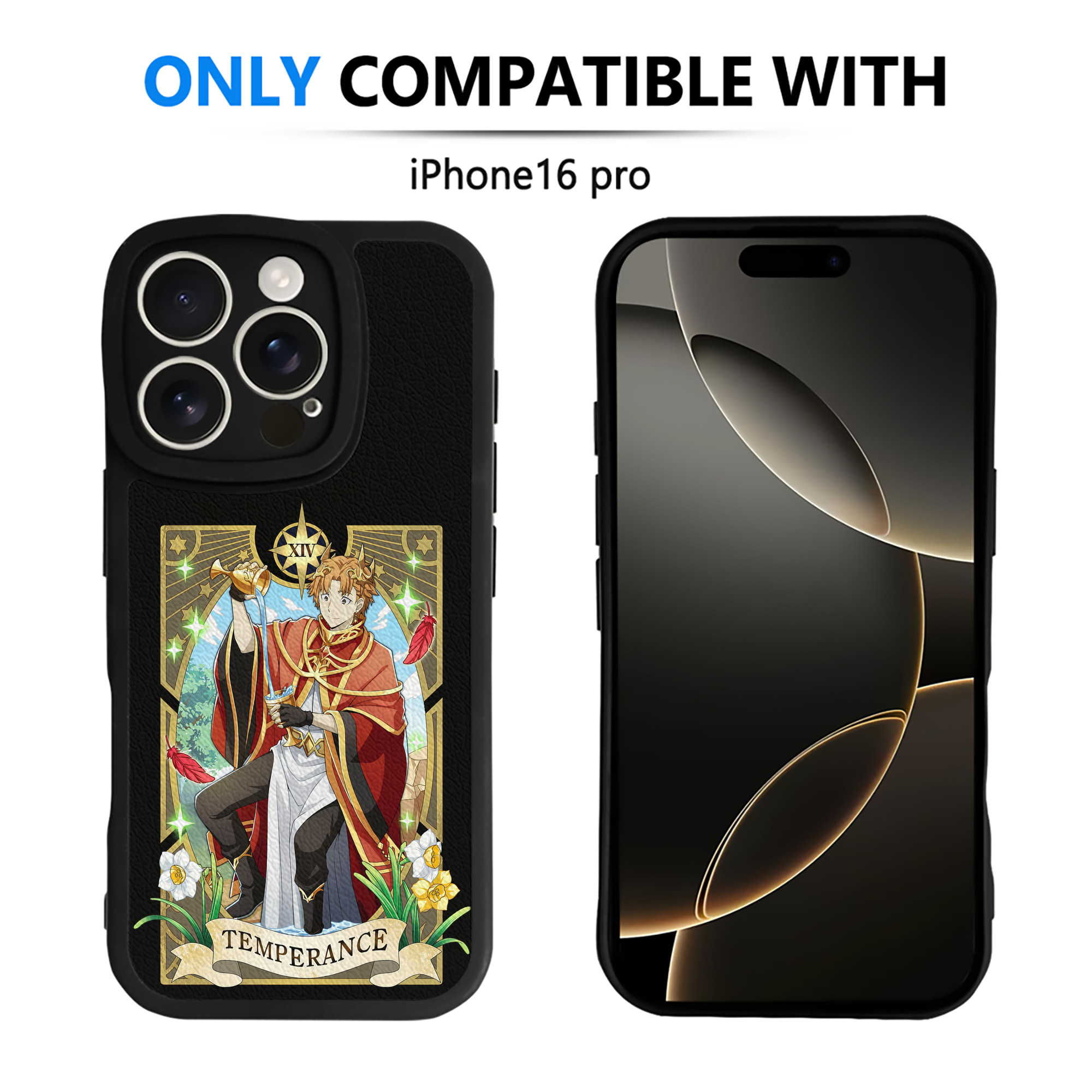 （画像用） 文豪ストレイドッグス Bungo Stray Dogs 【iPhone 16シリーズ対応】シリコンスマホケース（レザー調） 材質：シリコン